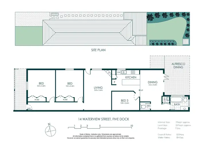 Floorplan of Homely house listing, 14 Waterview Street, Five Dock NSW 2046