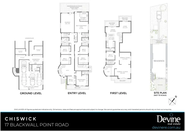 Floorplan of Homely house listing, 17 Blackwall Point Road, Chiswick NSW 2046