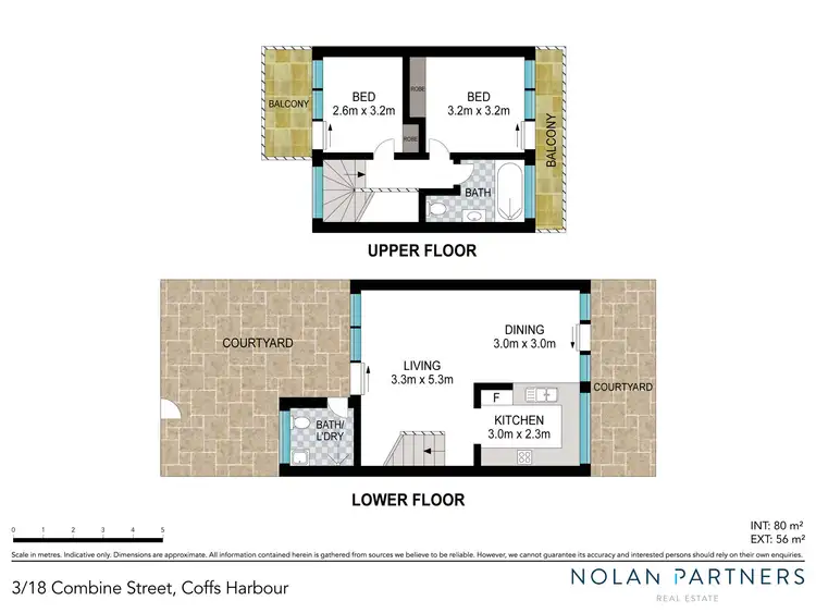 Floorplan of Homely townhouse listing, 3/18 Combine Street, Coffs Harbour NSW 2450