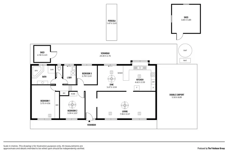 Floorplan of Homely house listing, 58 Ray Orr Drive, Mount Barker SA 5251