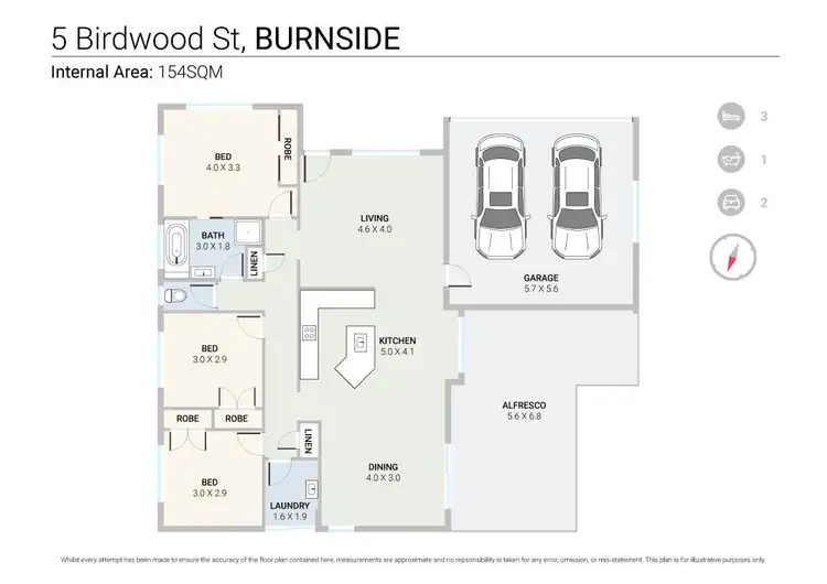 Floorplan of Homely house listing, 5 Birdwood Street, Burnside QLD 4560