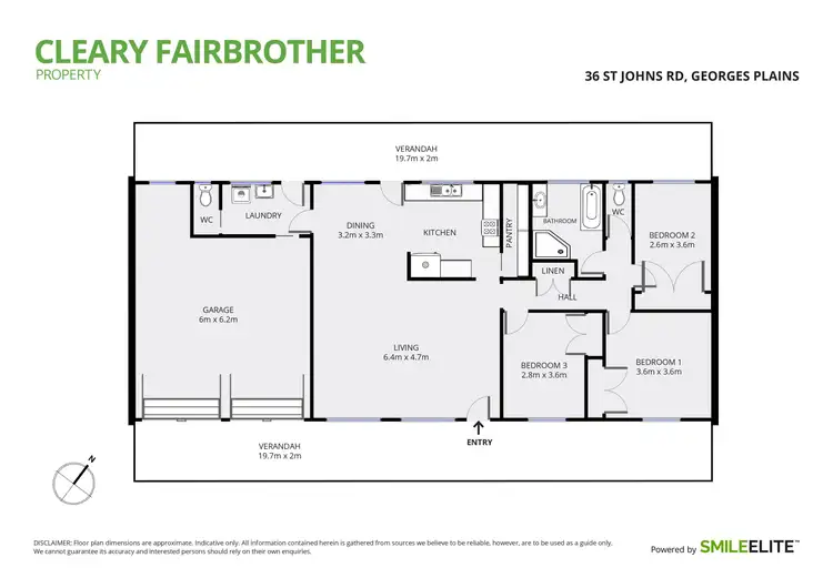 Floorplan of Homely rural property listing, 36 Saint Johns Road, Georges Plains NSW 2795