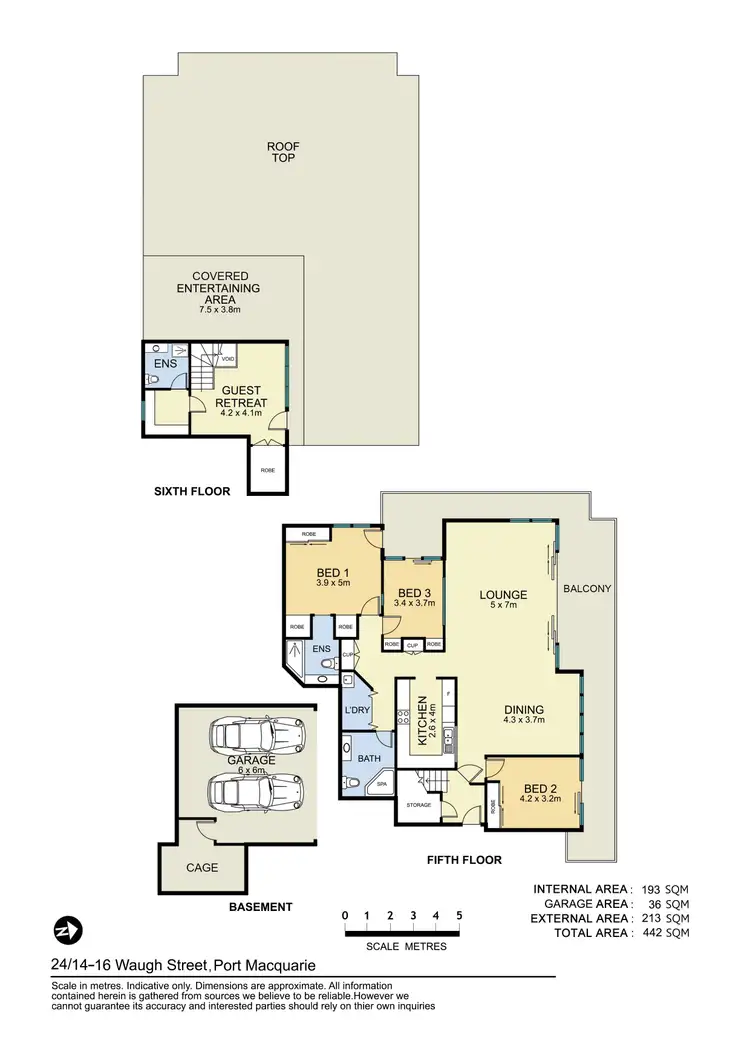Floorplan of Homely apartment listing, 24/14-16 Waugh Street, Port Macquarie NSW 2444