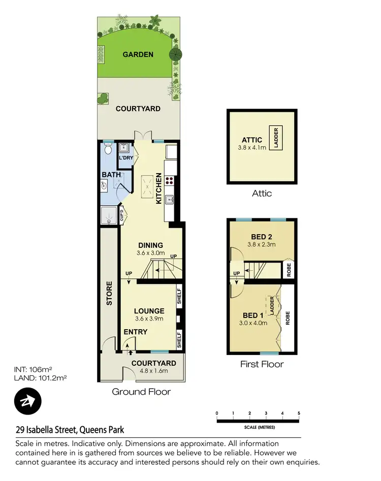 Floorplan of Homely house listing, 29 Isabella Street, Queens Park NSW 2022
