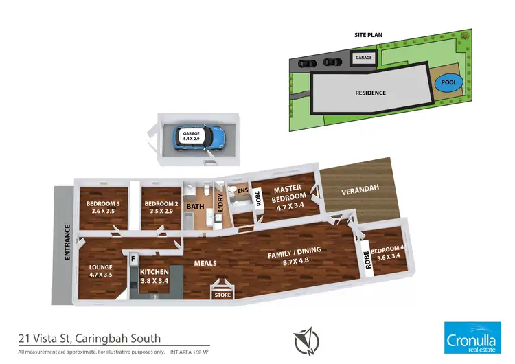 Floorplan of Homely house listing, 21 Vista Street, Caringbah South NSW 2229