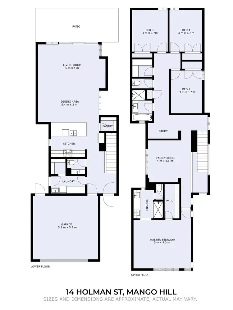 Floorplan of Homely house listing, 14 Holman Street, Mango Hill QLD 4509