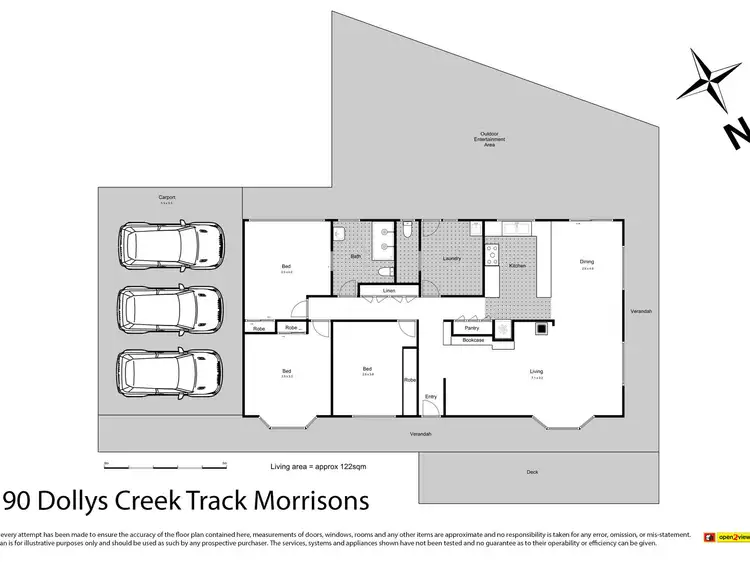 Floorplan of Homely house listing, 90 Dollys Creek Track, Morrisons VIC 3334