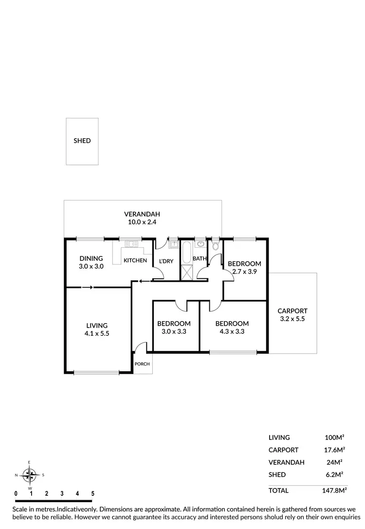 Floorplan of Homely house listing, 6 Ivy Street, Hampstead Gardens SA 5086