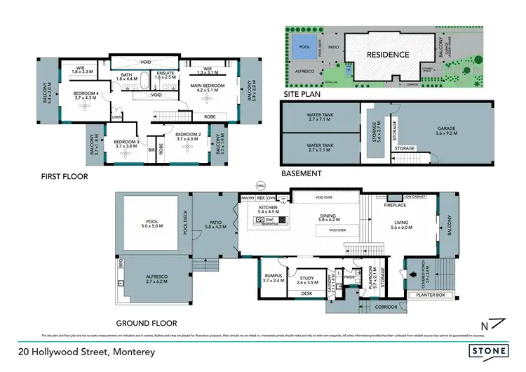 Floorplan of Homely house listing, 20 Hollywood Street, Monterey NSW 2217