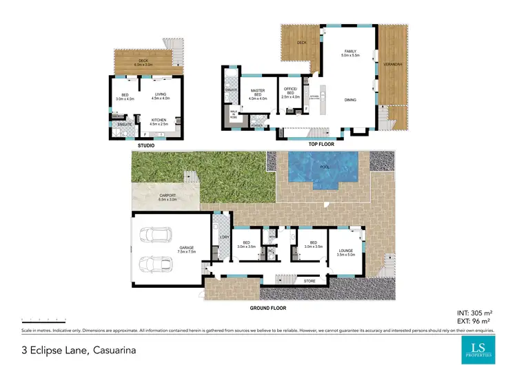 Floorplan of Homely house listing, 3 Eclipse Lane, Casuarina NSW 2487
