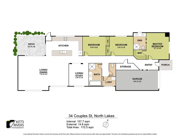 Floorplan of Homely house listing, 34 Couples Street, North Lakes QLD 4509