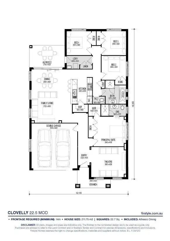 Floorplan of Homely house listing, Lot 526 Eastwood Avenue, Hamlyn Terrace NSW 2259