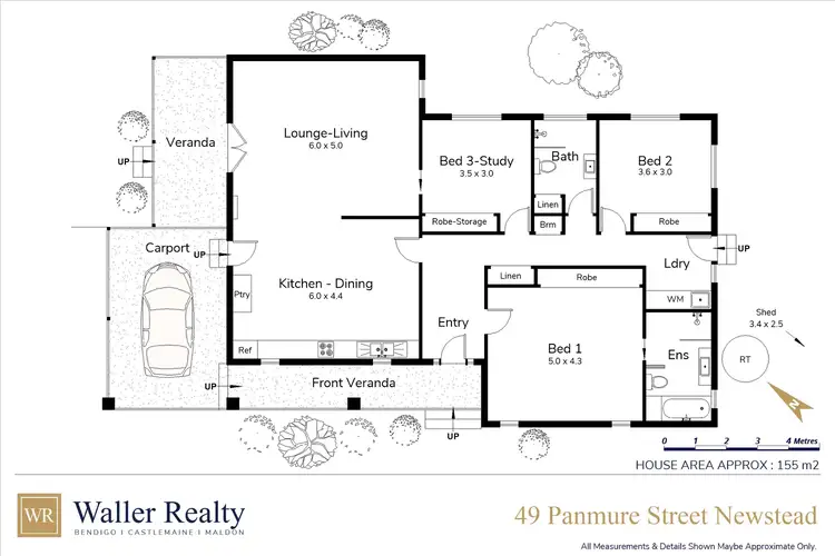 Floorplan of Homely house listing, 49 Panmure Street, Newstead VIC 3462