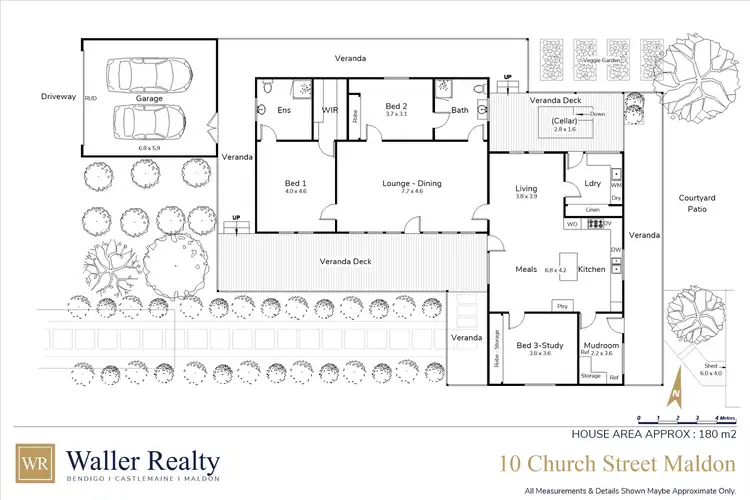 Floorplan of Homely house listing, 10 Church Street, Maldon VIC 3463