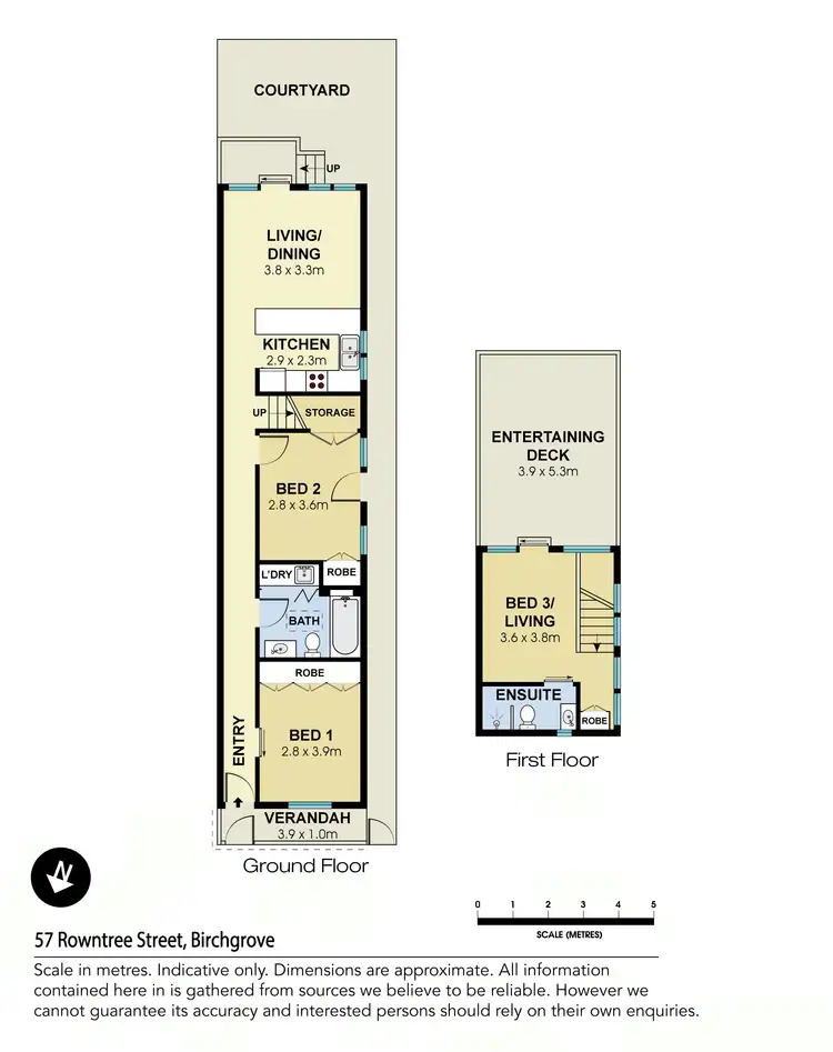 Floorplan of Homely house listing, 57 Rowntree Street, Birchgrove NSW 2041