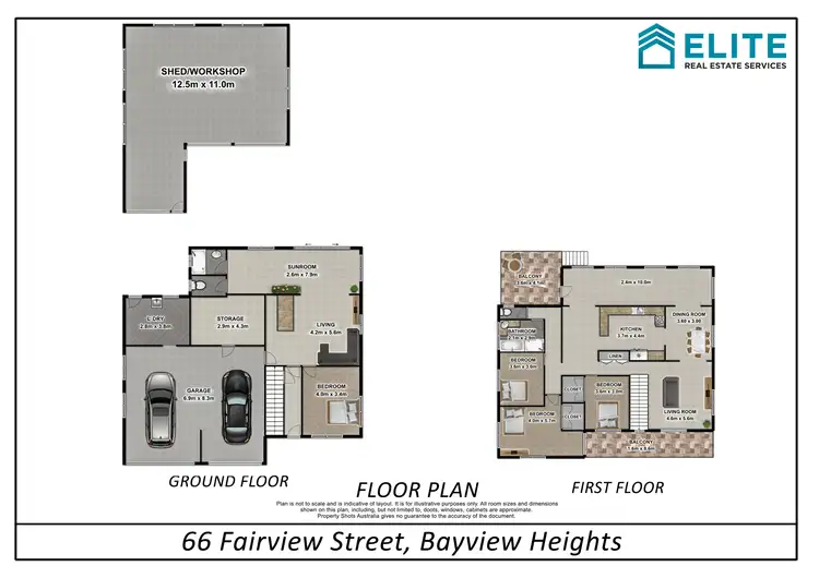 Floorplan of Homely house listing, 66 Fairview Street, Bayview Heights QLD 4868