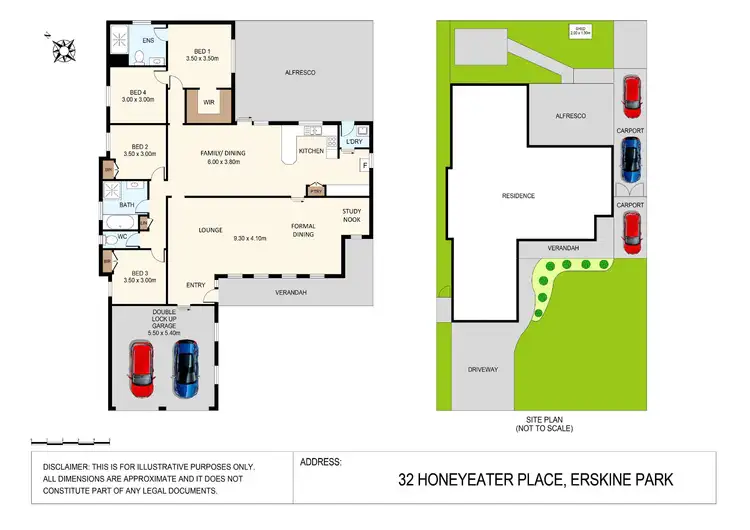 Floorplan of Homely house listing, 32 Honeyeater Place, Erskine Park NSW 2759