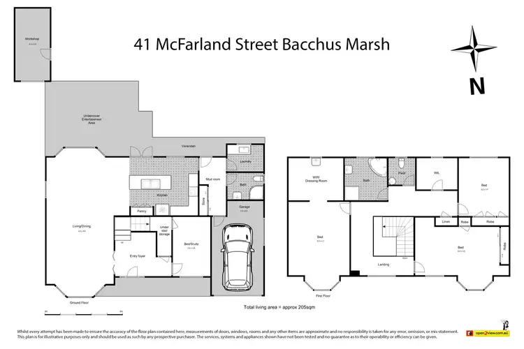 Floorplan of Homely house listing, 41 McFarland Street, Bacchus Marsh VIC 3340