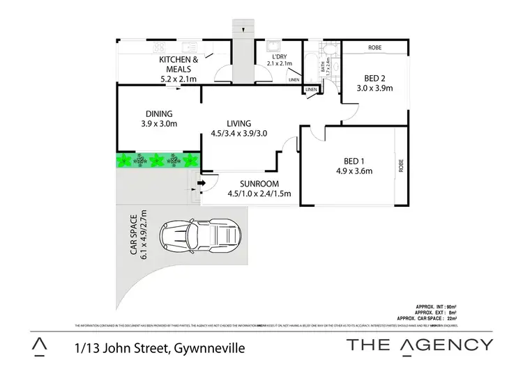 Floorplan of Homely house listing, 1/13 John Street, Gwynneville NSW 2500