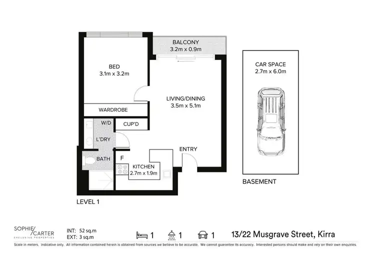 Floorplan of Homely unit listing, 13/22 Musgrave Street, Kirra QLD 4225