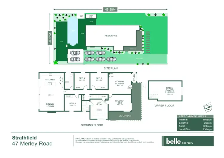 Floorplan of Homely house listing, 47 Merley Road, Strathfield NSW 2135