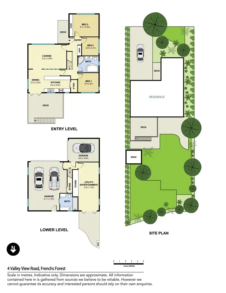 Floorplan of Homely house listing, 4 Valley View Road, Frenchs Forest NSW 2086