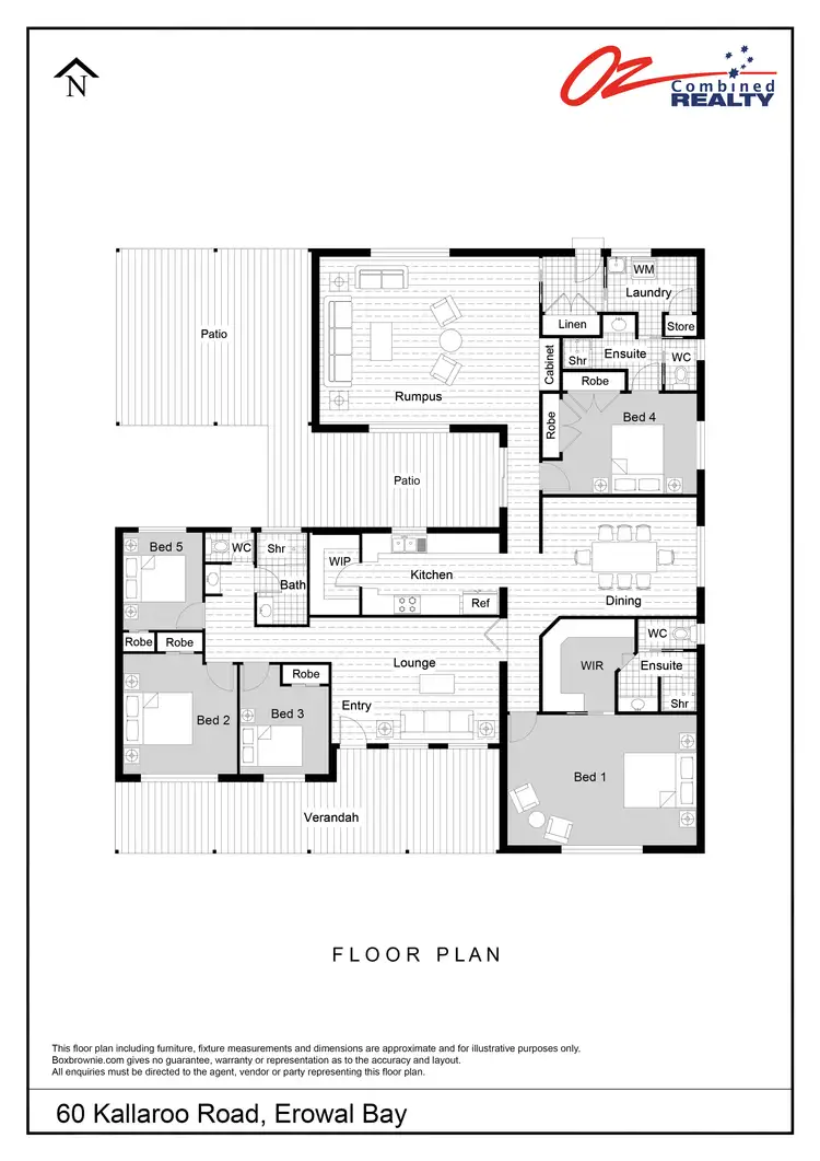 Floorplan of Homely house listing, 60 Kallaroo Road, Erowal Bay NSW 2540
