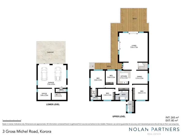 Floorplan of Homely house listing, 3 Gross Michel Road, Korora NSW 2450