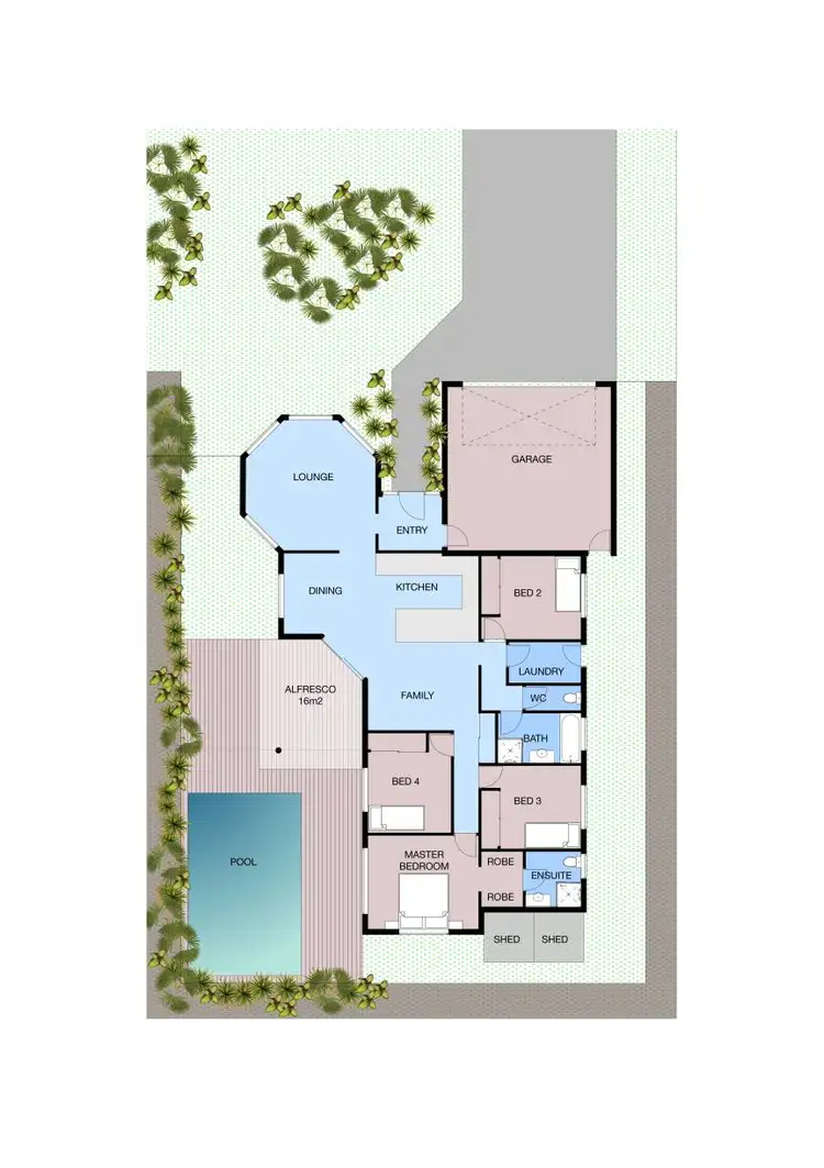 Floorplan of Homely house listing, 10 Bronte Close, Kewarra Beach QLD 4879