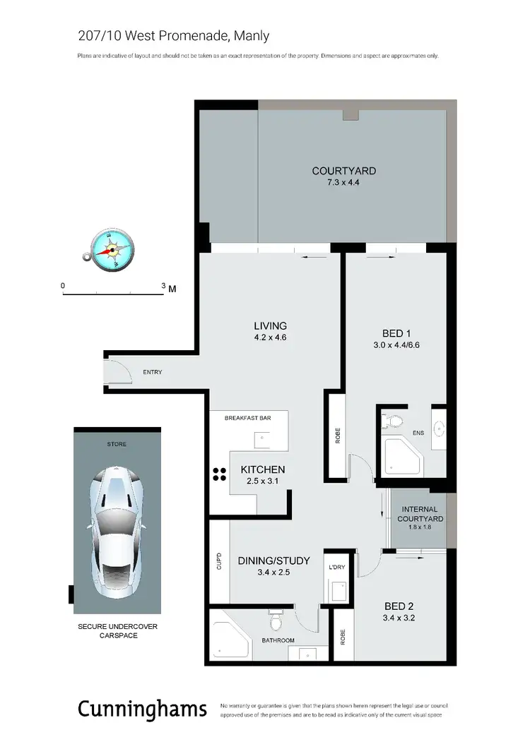 Floorplan of Homely apartment listing, 207/10 West Promenade, Manly NSW 2095