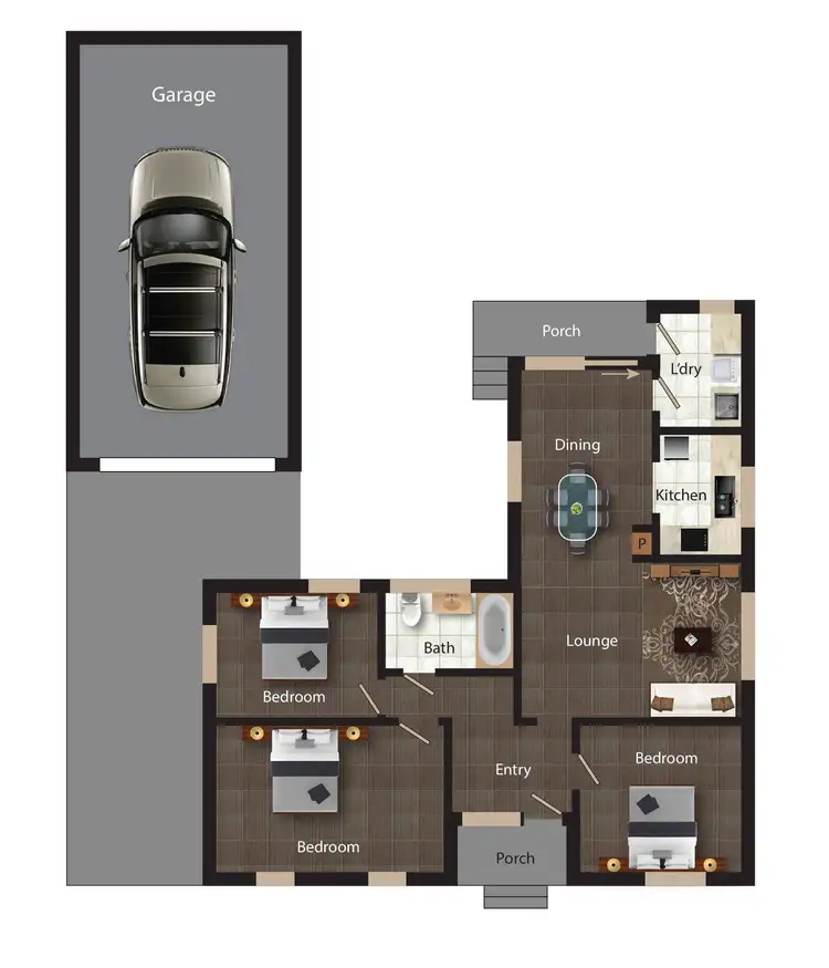 Floorplan of Homely house listing, 32 Boronia Crescent, Karabar NSW 2620