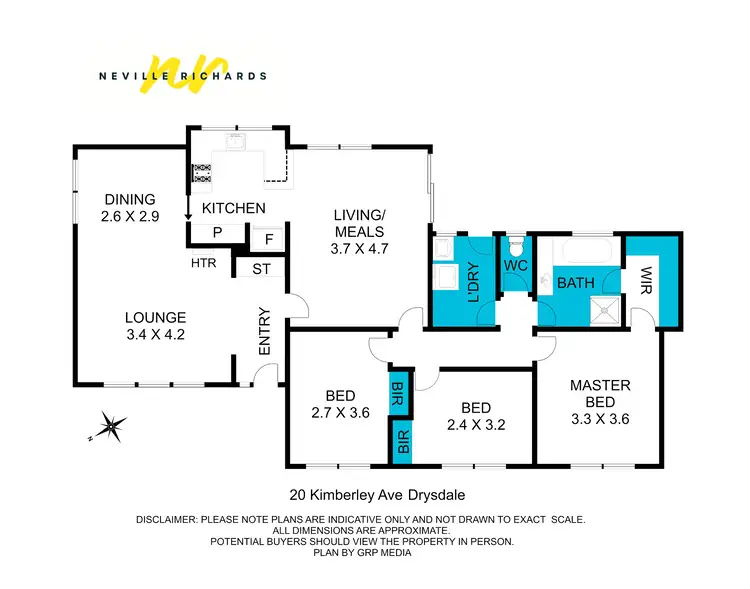 Floorplan of Homely house listing, 20 Kimberley Avenue, Drysdale VIC 3222