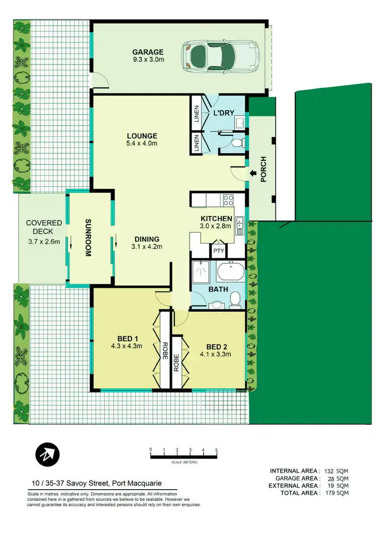 Floorplan of Homely villa listing, 10/35-37 Savoy Street, Port Macquarie NSW 2444