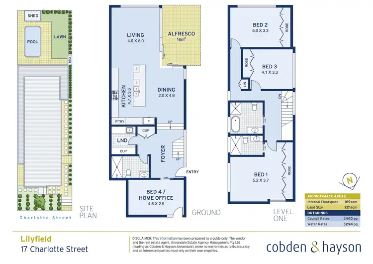 Floorplan of Homely house listing, 17 Charlotte Street, Lilyfield NSW 2040