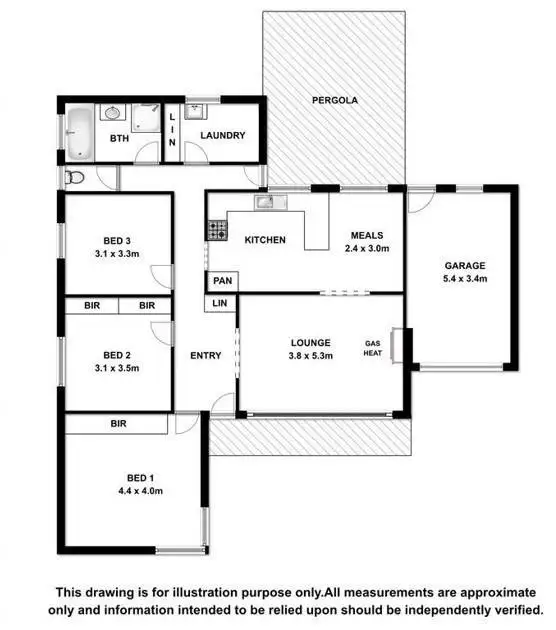 Floorplan of Homely house listing, 11 Lasiandra Court, Mount Gambier SA 5290