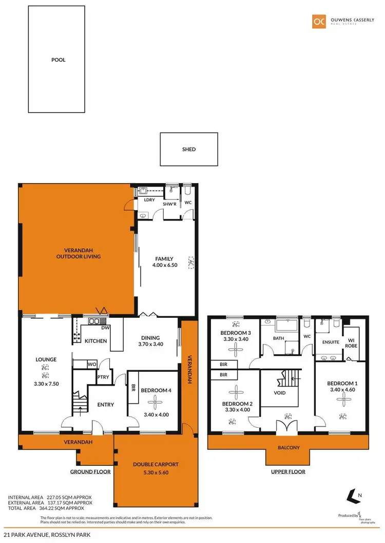 Floorplan of Homely house listing, 21 Park Avenue, Rosslyn Park SA 5072