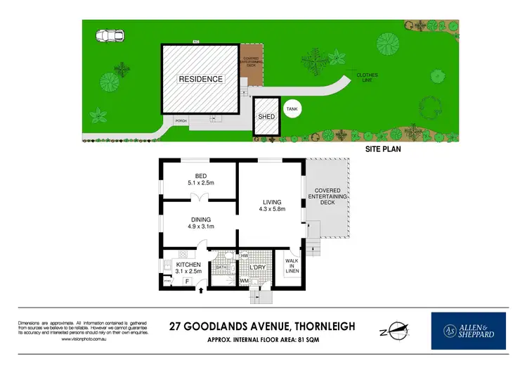 Floorplan of Homely house listing, 27 Goodlands Avenue, Thornleigh NSW 2120