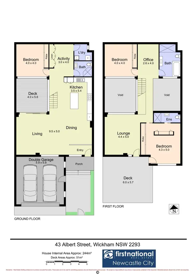 Floorplan of Homely house listing, 43 Albert Street, Wickham NSW 2293