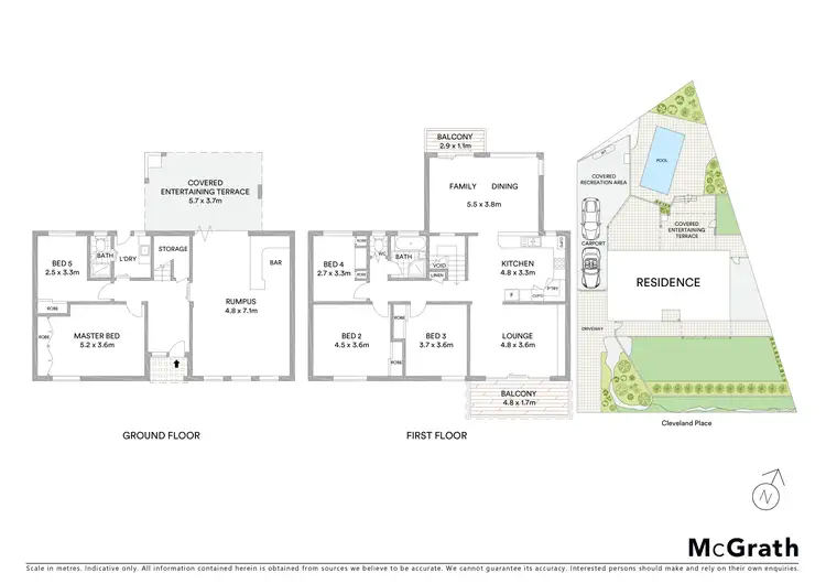 Floorplan of Homely house listing, 3 Cleveland Place, Bonnet Bay NSW 2226