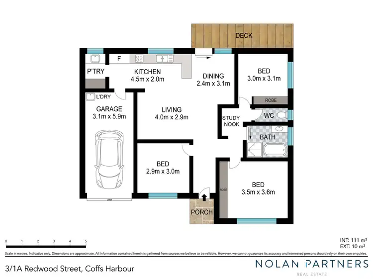 Floorplan of Homely villa listing, 3/1A Redwood Street, Coffs Harbour NSW 2450
