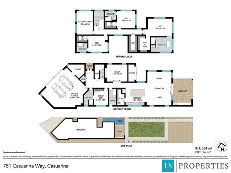 Floorplan of Homely house listing, 751 Casuarina Way, Casuarina NSW 2487