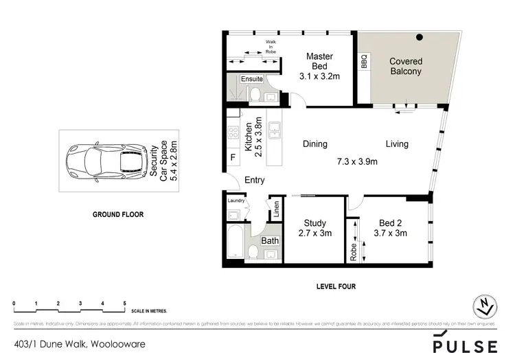 Floorplan of Homely apartment listing, 403/1 Dune Walk, Woolooware NSW 2230