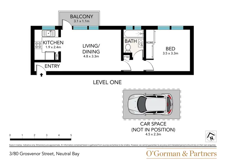 Floorplan of Homely apartment listing, 3/80 Grosvenor Street, Neutral Bay NSW 2089