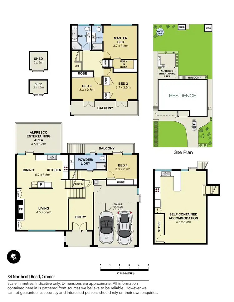 Floorplan of Homely house listing, 34 Northcott Road, Cromer NSW 2099