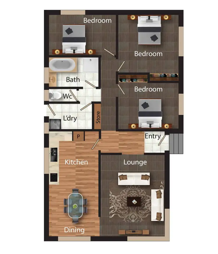 Floorplan of Homely house listing, 37 Fergus Road, Queanbeyan NSW 2620