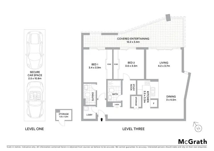Floorplan of Homely unit listing, 346/2 The Crescent, Wentworth Point NSW 2127