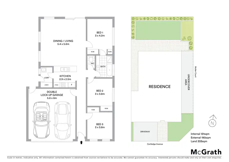 Floorplan of Homely house listing, 18 Cartledge Avenue, Mount Clear VIC 3350