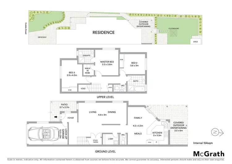 Floorplan of Homely semi-detached listing, 11A Eulalia Street, West Ryde NSW 2114