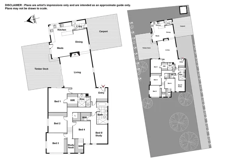 Floorplan of Homely house listing, 136 Hopetoun Circuit, Yarralumla ACT 2600