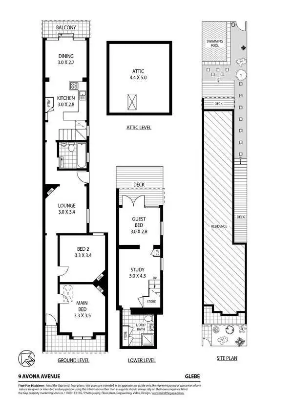 Floorplan of Homely house listing, 9 Avona Avenue, Glebe NSW 2037
